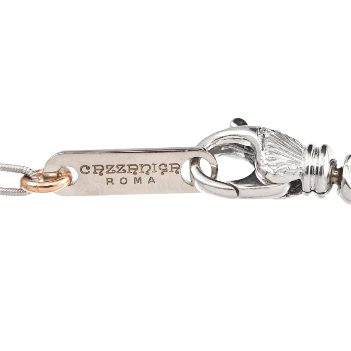 CAZZANIGA 18k Gold Turquoise, Ruby and Diamond Vintage Necklace